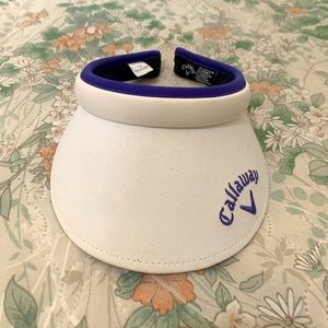 Callaway Women’s white and blue Golf Visors